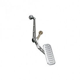 Lokar Performance Accelerator Pedal - Silver Aluminum - BAG6128