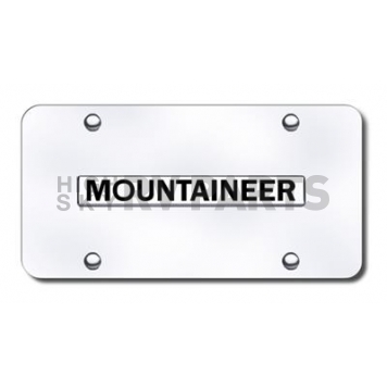 Automotive Gold License Plate - Mountaineer Stainless Steel - MOUNCC