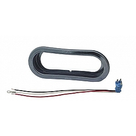 Grote Industries Tail Light Molding - Oval Primered Polyvinyl Chloride Black - 67151