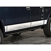 Innovative Creations Inc. Rocker Panel Molding - Polished Stainless Steel Silver Set of 8 - T0438304M