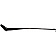 Help! By Dorman WindShield Wiper Arm 23 Inch Black Single - 42787