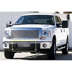 T-Rex Truck Products Bumper Grille Insert Mesh Polished Silver Stainless Steel - 55569