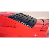 Astra/Hammond Window Louver Rear Window ABS Plastic Black - 1467