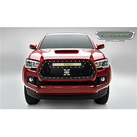 T-Rex Truck Products Grille Insert - Mesh Hexagonal Black Powder Coated Steel - 6319411