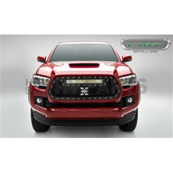 T-Rex Truck Products Grille Insert - Mesh Hexagonal Black Powder Coated Steel - 6319411