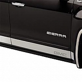 Putco Rocker Panel Molding - Polished Stainless Steel Silver Set of 12 - 9751212GM