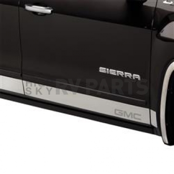 Putco Rocker Panel Molding - Polished Stainless Steel Silver Set of 12 - 9751212GM