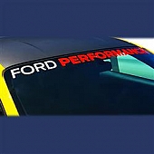 Ford Performance Windshield Banner - White And Red - M1820MR