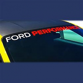 Ford Performance Windshield Banner - White And Red - M1820MR