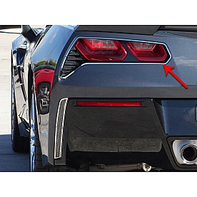 American Car Craft Tail Light Molding - Polished Stainless Steel Silver - 052019