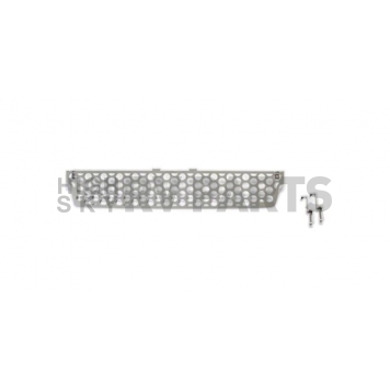 Putco Bumper Grille Insert Punch Polished Silver Stainless Steel - 85196