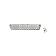 Putco Bumper Grille Insert Punch Polished Silver Stainless Steel - 85196