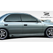 Extreme Dimensions Side Skirt - Primered Fiberglass Reinforced Plastic Black Set of 2 - 106615