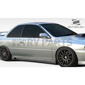 Extreme Dimensions Side Skirt - Primered Fiberglass Reinforced Plastic Black Set of 2 - 106615-1