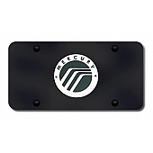 Automotive Gold License Plate - Mercury Logo Stainless Steel - MRYCB
