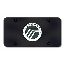 Automotive Gold License Plate - Mercury Logo Stainless Steel - MRYCB