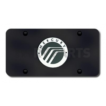Automotive Gold License Plate - Mercury Logo Stainless Steel - MRYCB