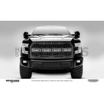 T-Rex Truck Products Grille Insert - Honeycomb Rectangular Black Powder Coated Steel - 6515741