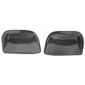 Goodmark Industries Hood Scoop - Fiberglass Black - PF25567S