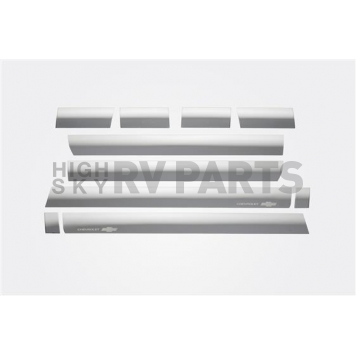 Putco Rocker Panel Molding - Polished Stainless Steel Silver Set of 10 - 9751218GM
