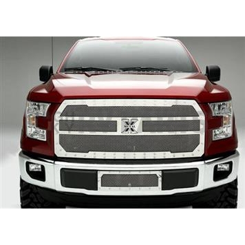 T-Rex Truck Products Bumper Grille Insert Mesh Polished Silver Stainless Steel - 55574