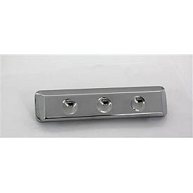 All Sales Tailgate Handle - Chrome Plated Aluminum Silver - 529DC