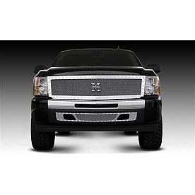 T-Rex Truck Products Grille Insert - Mesh Rectangular Polished Stainless Steel - 6711110