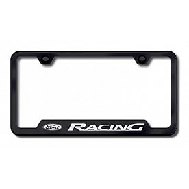 Automotive Gold License Plate Frame - Black Stainless Steel - GFFORREB