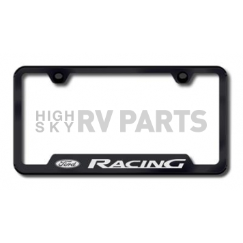 Automotive Gold License Plate Frame - Black Stainless Steel - GFFORREB