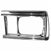 Goodmark Industries Headlight Bezel - Silver Polished Single - CG06081L
