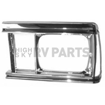 Goodmark Industries Headlight Bezel - Silver Polished Single - CG06081L