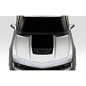 Extreme Dimensions Hood - Primered Fiberglass Black - 109804