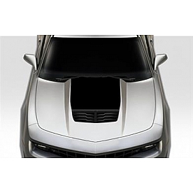 Extreme Dimensions Hood - Primered Fiberglass Black - 109804