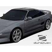 Extreme Dimensions Side Skirt - Primered Fiberglass Reinforced Plastic Black Set of 2 - 106625