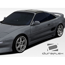 Extreme Dimensions Side Skirt - Primered Fiberglass Reinforced Plastic Black Set of 2 - 106625