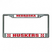 POWERDECAL License Plate Frame - Nebraska Zinc - FC410103