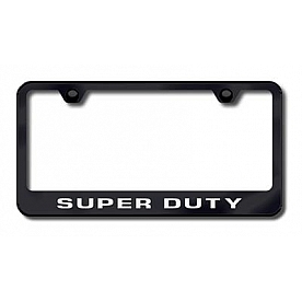 Automotive Gold License Plate Frame - Black Stainless Steel - LFDTYEB