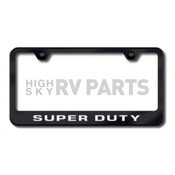 Automotive Gold License Plate Frame - Black Stainless Steel - LFDTYEB