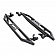 Smittybilt Rocker Panel Guard - Round Tube  Black Textured Powder Coated - 76633LT