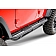 Smittybilt Rocker Panel Guard - Round Tube  Black Textured Powder Coated - 76633LT
