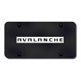Automotive Gold License Plate - Avalanche Stainless Steel - AVLNCB