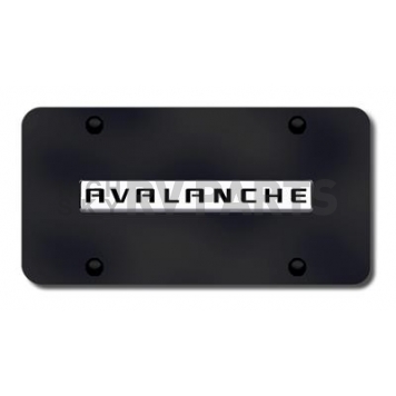 Automotive Gold License Plate - Avalanche Stainless Steel - AVLNCB