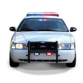 Go Rhino Safety Division Bumper Push Bar 3 Inch Powder Coated Black Steel - 5038