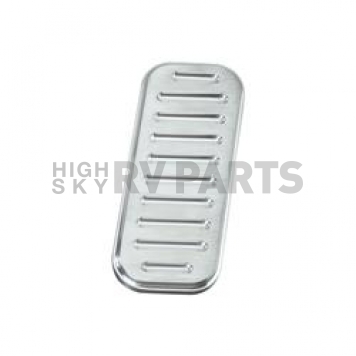 Lokar Performance Accelerator Pedal Pad - Aluminum Silver - BAG6081