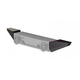 Rugged Ridge Bumper End Textured Black Steel - 1154012