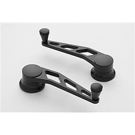 Lokar Performance Window Crank Handle - Aluminum Black Set Of 2 - XIDH2012