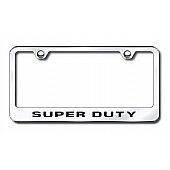 Automotive Gold License Plate Frame - Silver Stainless Steel - LFDTYEC