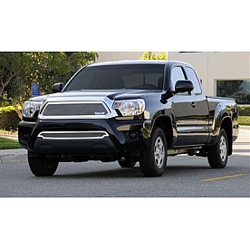 T-Rex Truck Products Grille Insert - Mesh Trapezoid Polished Stainless Steel - 54938