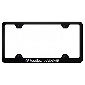 Automotive Gold License Plate Frame - Black Stainless Steel - LFWMIAEB