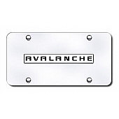 Automotive Gold License Plate - Avalanche Stainless Steel - AVLNCC
